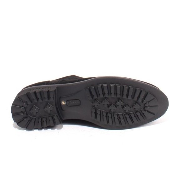 GoodMan 42564a Black Suede Leather Elastic / Lace -Up Oxford Shoes main image 8